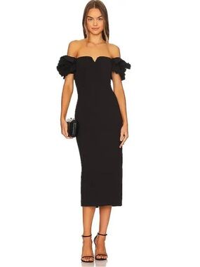 Elliatt Creole Off Shoulder Midi Dress